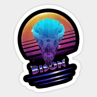 Cyberpunk Bison Sticker